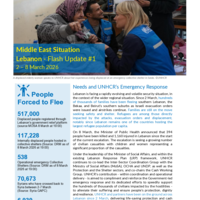 UNHCR Lebanon flash update #1