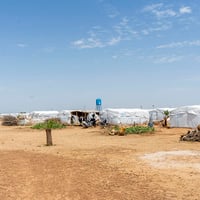 A refugee settlement
