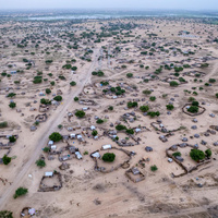 Chad. Lake Chad border region hosts refugees and internally displaced Chadians