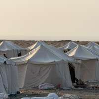 Tents in a camp for internally displaced people