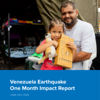 Venezuela Earthquake Emergency One Month Impact Report