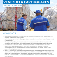 Venezuela Earthquakes Emergency Update No. 2 (30 June - 04 July 2026)