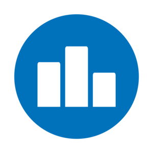 An icon of a column graph
