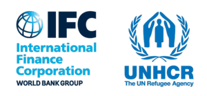 IFC and UNHCR logos
