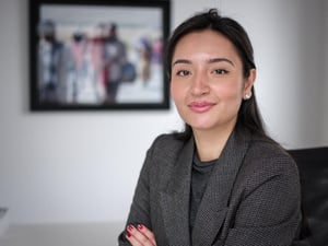 United States of America. Sara Wahedi, founder and CEO of Ehtesab and former Afghan refugee in New York City.