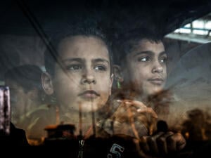Syria. Abandoned children at an orphanage in Homs