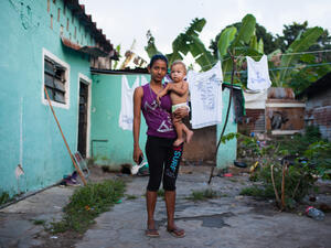 Mexico. Central American families escaping violence