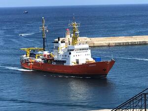 Malta. Aquarius sea-rescue