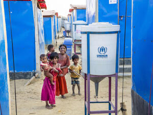 Bangladesh. Spacious and safer, Kutupalong work improves refugees' quality of life