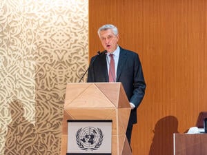 Switzerland. High Commissioner highlights challenges facing refugees