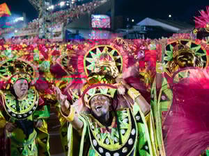 For Yves Abdalá, taking part in Rio's Carnival parade was 'pure happiness.'