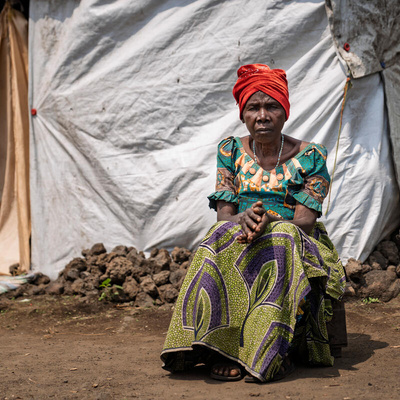 Democratic Republic of Congo. UN High Commissioner for Refugees Filippo Grandi visits sites for refugees and internally displaced people in Goma