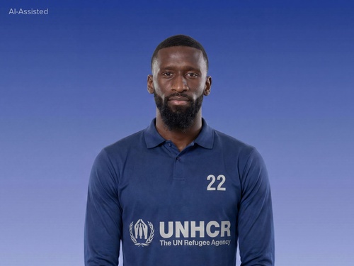 AI-assisted picture of Antonio Rudiger