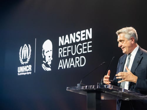 Switzerland. 2022 UNHCR Nansen Refugee Award ceremony