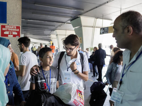 Italy. Humanitarian Corridors programme nominated for UNHCR's Nansen Award