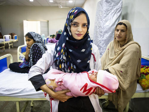 Pakistan. First Female Turkmen Doctor