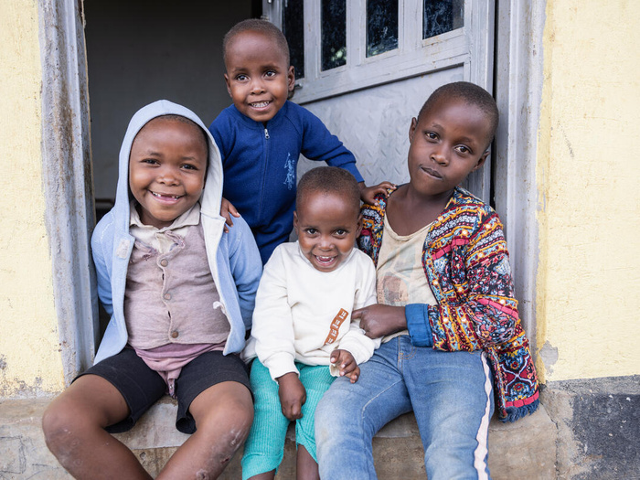 Uganda. Clothing is distributed at Nakivale Refugee Settlement thanks to a donation from Inditex
