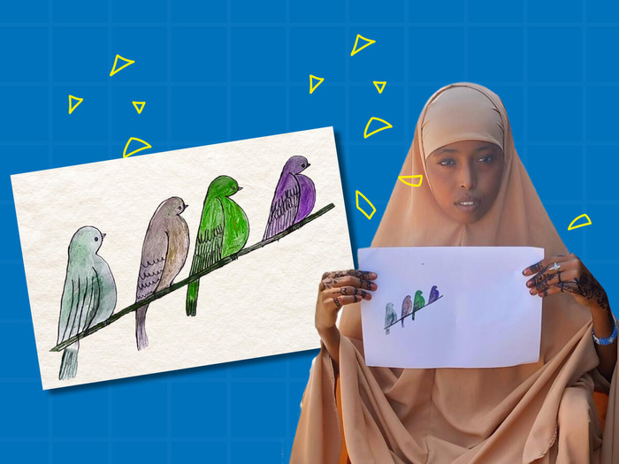 Switzerland. 2023 UNHCR x UNIQLO Youth With Refugees Art Contest.