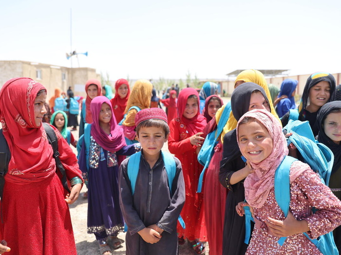 Afghanistan. New school being built in Logar
