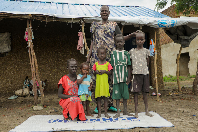 A woman holing documents.