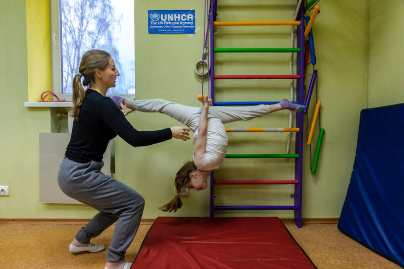 Ukraine. Recreational activities for local and IDP children