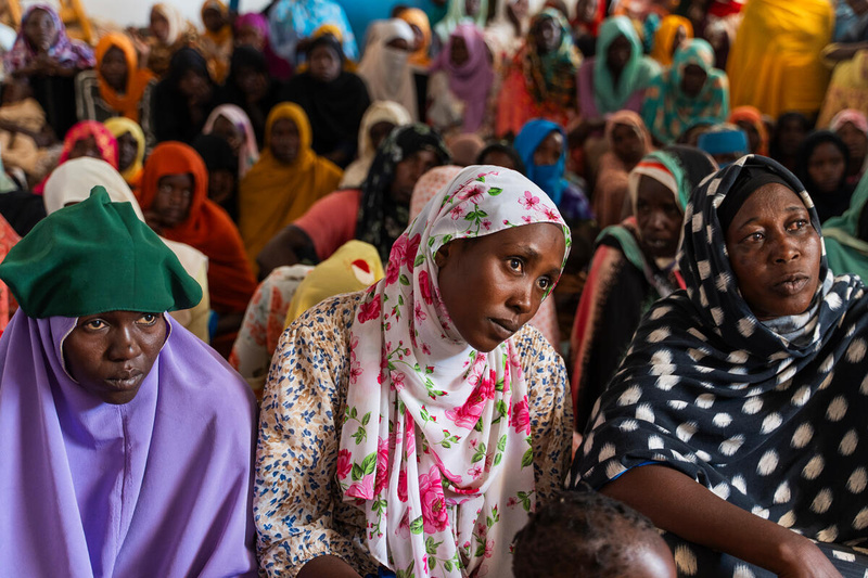Chad. Thousands of Sudanese refugees continue to flee across border