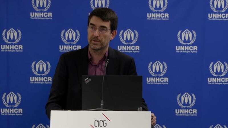 Tilman Bruck speaking