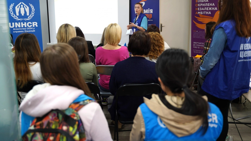 people in Ukraine benefitting of gender-based violence support