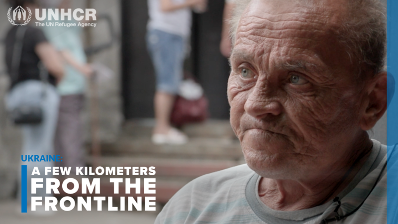 Close-up of an elderly man looking to the side