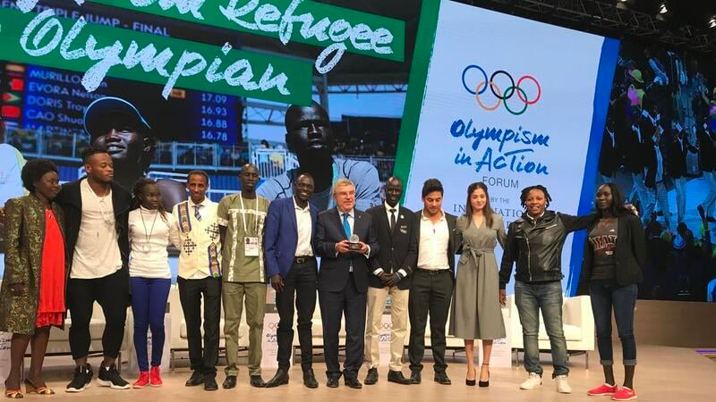 Argentina. 2016 Olympic Refugee Team reunites in Buenos Aires