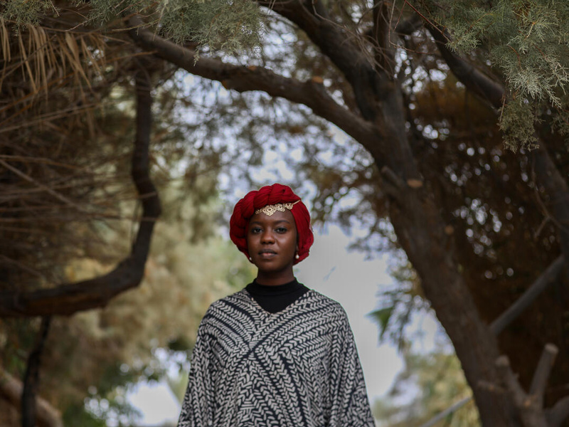 UNHCR Goodwill Ambassador, Emtithal (Emi) Mahmoud is pictured at Azraq Wetlands in Jordan ahead of attending COP26.