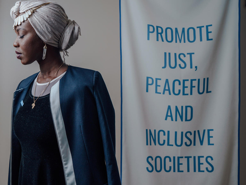 Goodwill Ambassador Emi Mahmoud visited UN Headquarters with a crucial reminder: "if we're gonna do this, we can't do it without women."
