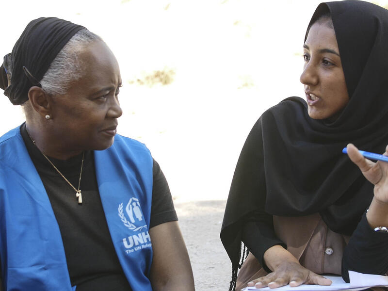 UNHCR Goodwill Amabassador Barbara Hendricks meets refugees in Greece