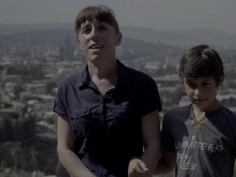 Giorgi and his mother Madona live in Georgia. For years, Giorgi could not go to school because he was stateless and had no identity papers to enrol in his school. 