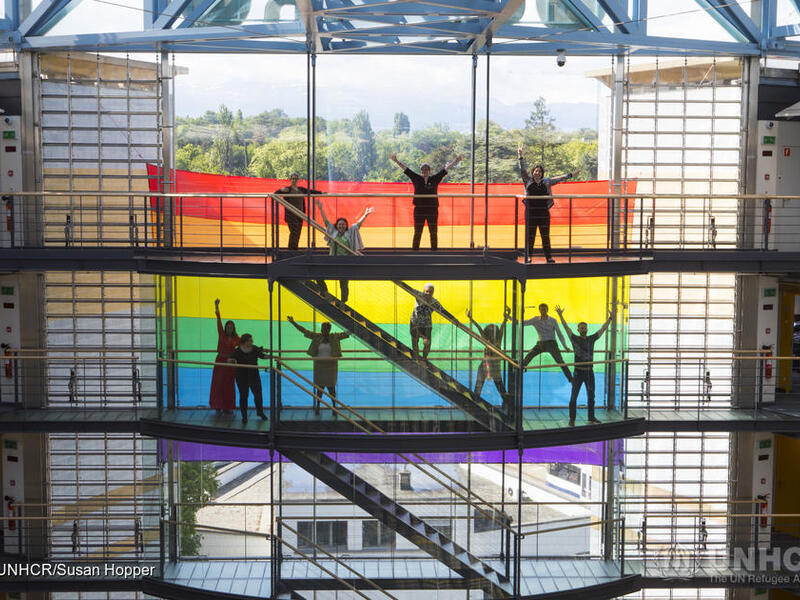 UN Refugee Agency UNHCR LGBTI people working with lesbian gay bisexual transgender intersex refugees