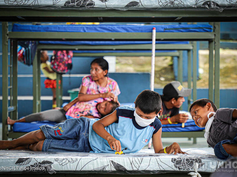 Venezuelan indigenous Warao refugees and migrants are relocated to a safe space in Manaus amid the COVID-19 pandemic.