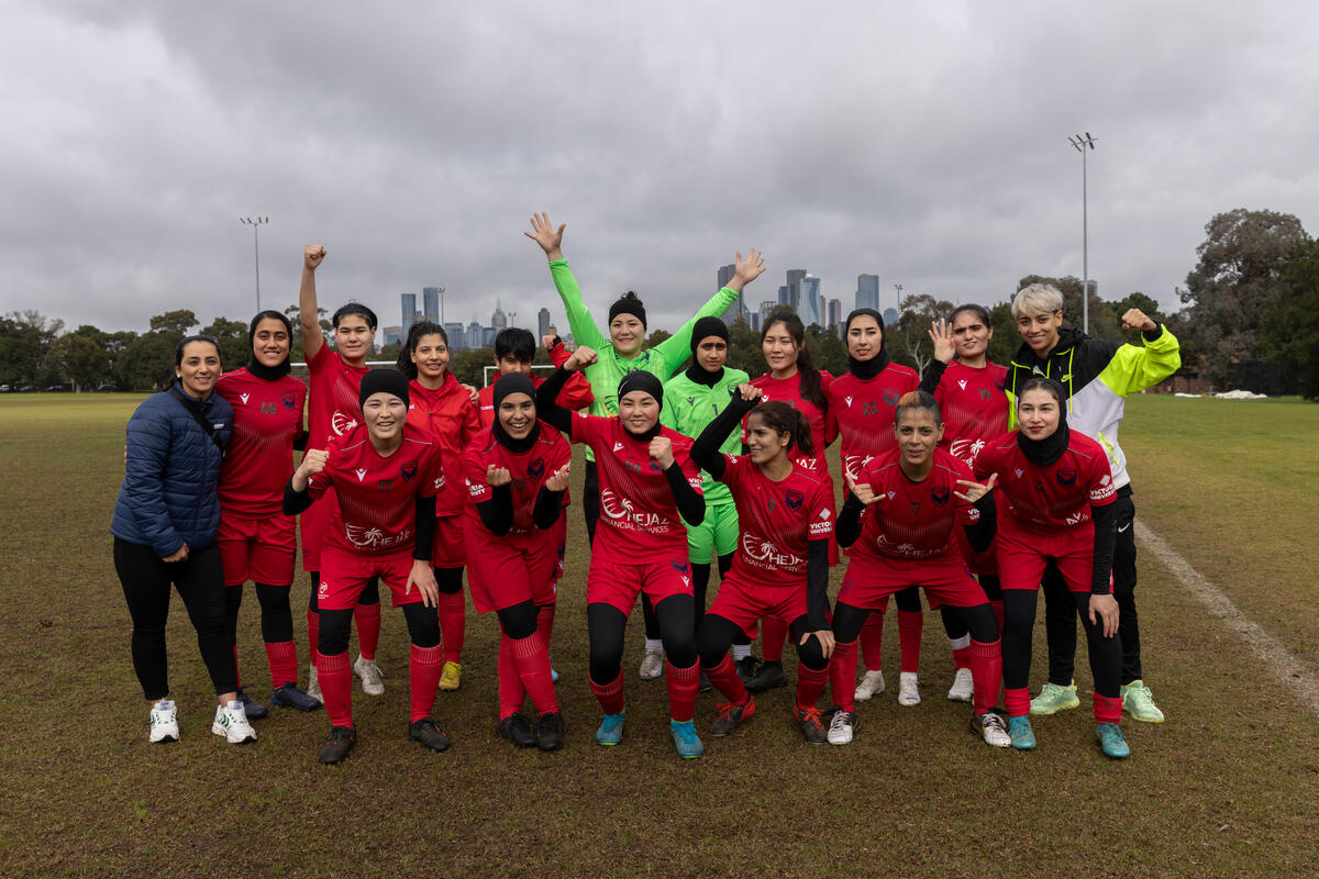 Australia. Exiled Afghan women’s football team thrives in adopted country
