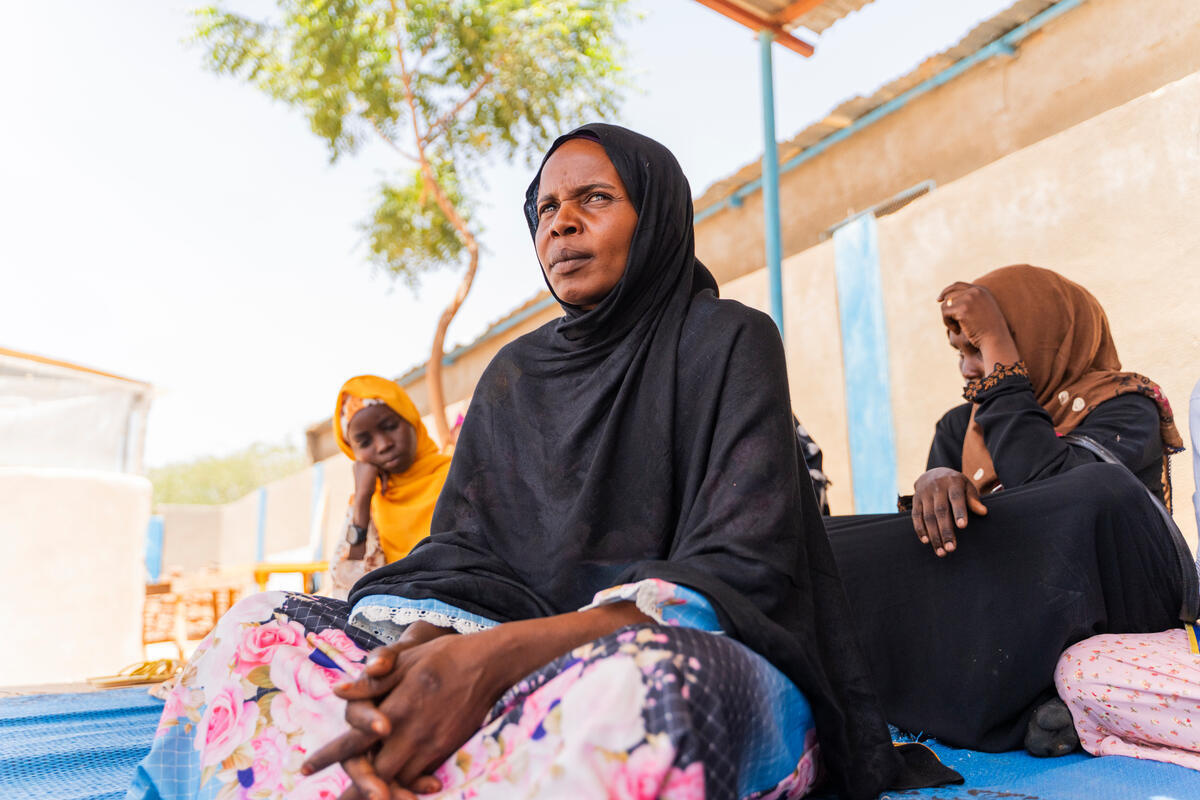 Chad. Thousands of Sudanese refugees continue to flee across border