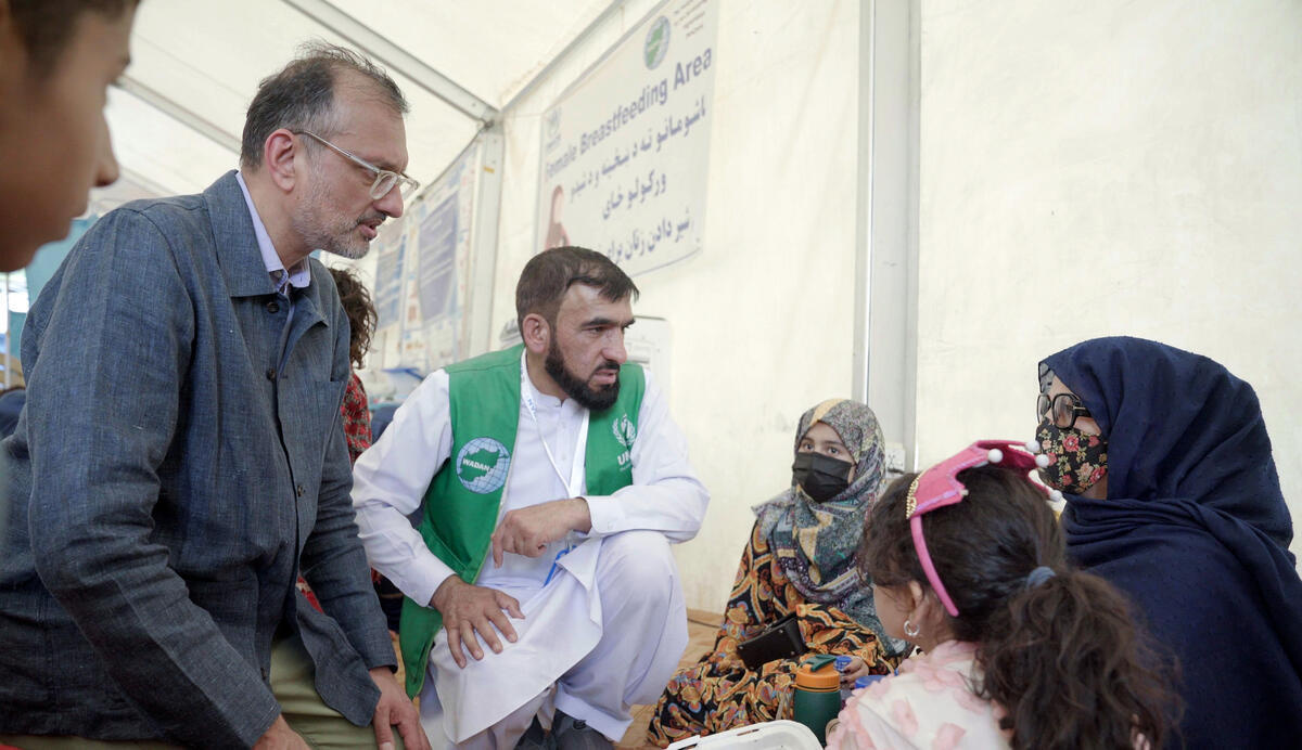 Afghanistan. UNHCR Representative Arafat Jamal Visits Torkham Border to Meet Afghan Returnees and Oversee Humanitarian Response
