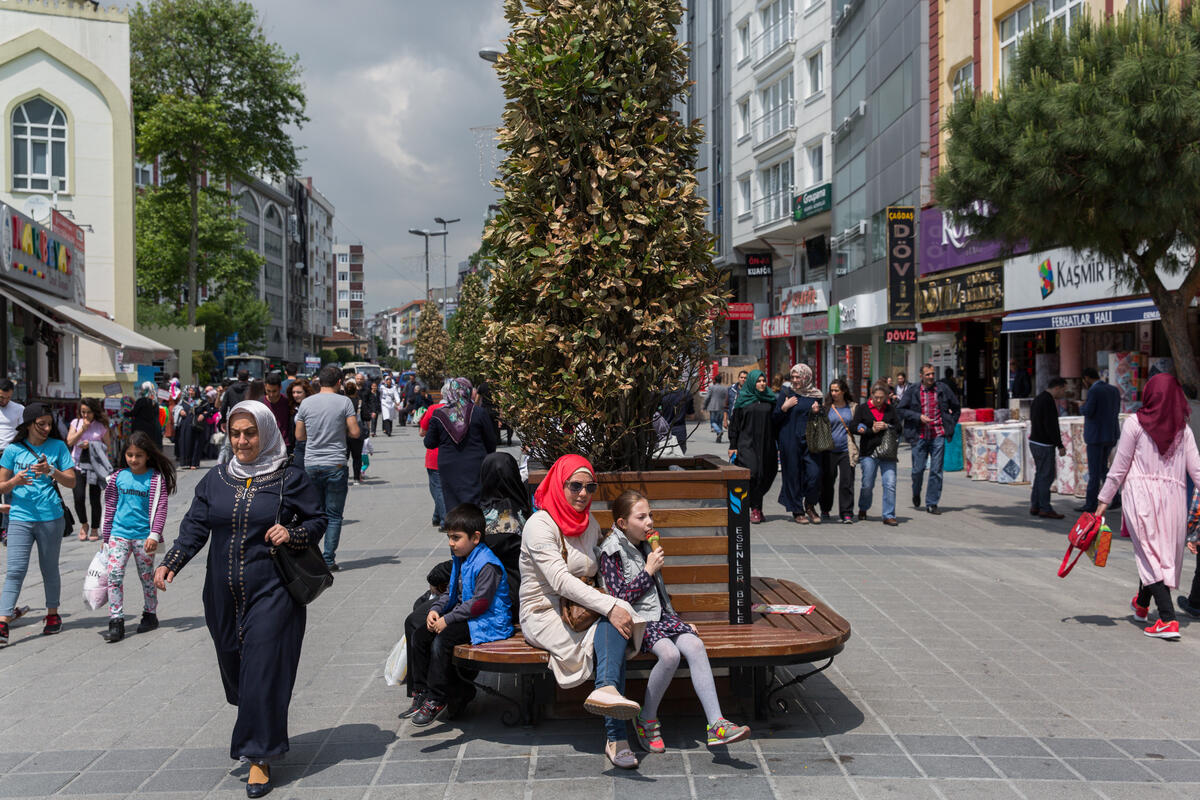 Turkey. Syrian refugee Darie living in Istanbul