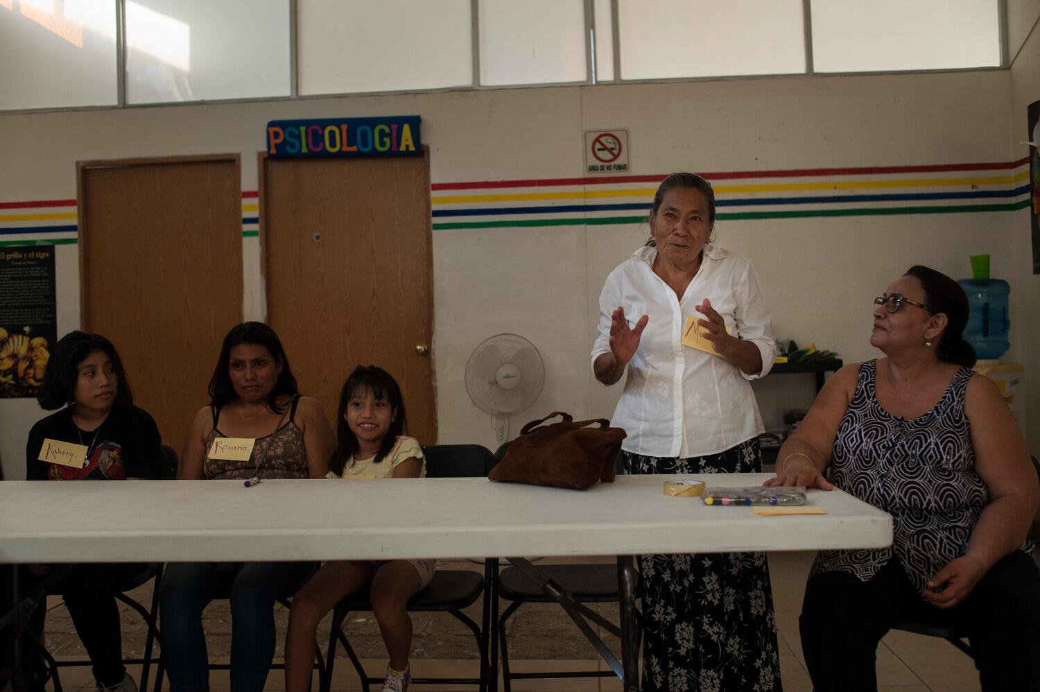 Elder woman escaped from violence of El Salvador, feels happy in her new life in Chiapas, Mexico.