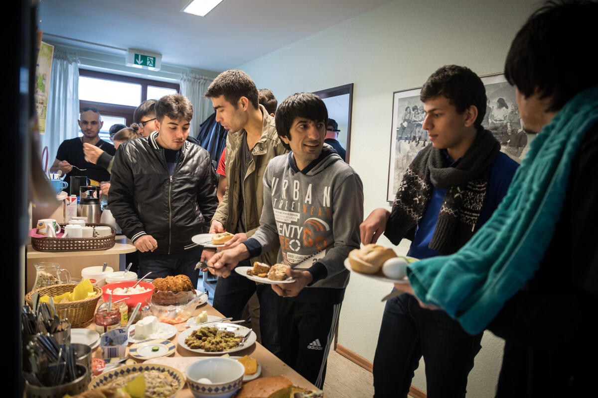 Germany. Refugees bring new life to a small town