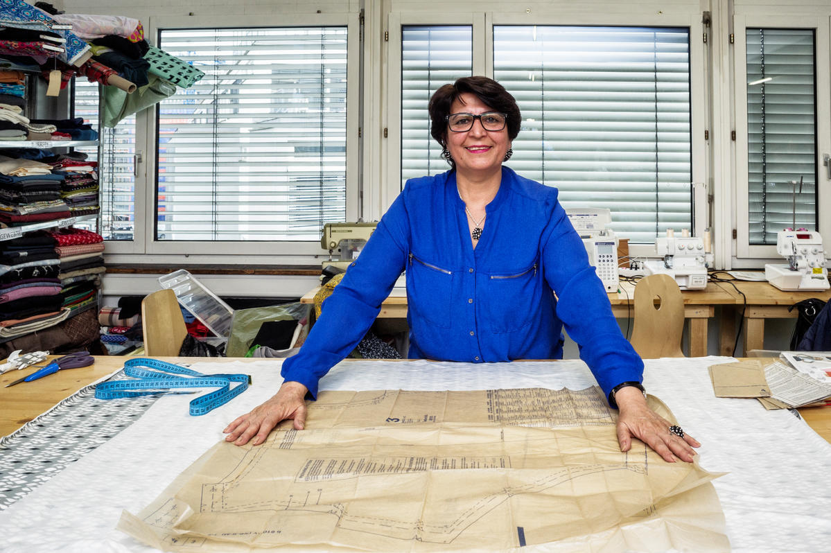 Switzerland. The textiles workshop empowering refugees