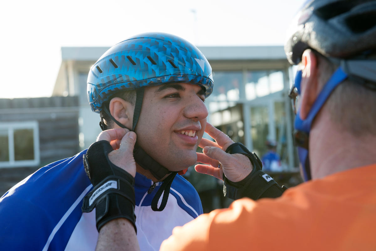 Netherlands. Mina Baghat, 26 yrs old, is a Egyptian status holder living in the Netherlands. He is a Special Olympics Athlete. As a short track skater he trains for special events.