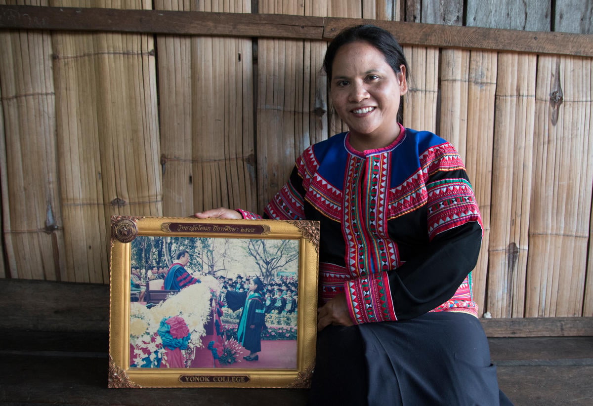 Thailand. Formerly stateless woman from the Lahu hill tribe