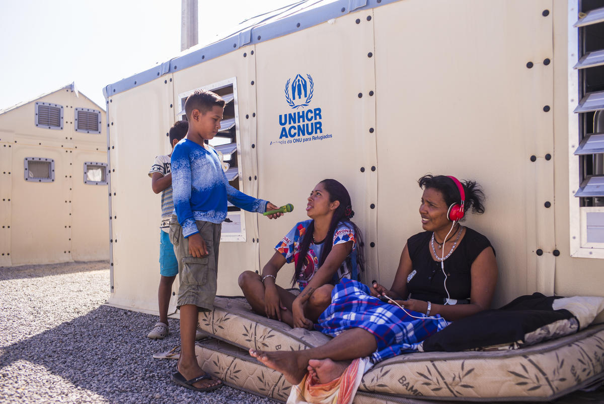 Brazil. Life in Rondon 3 refugee camp