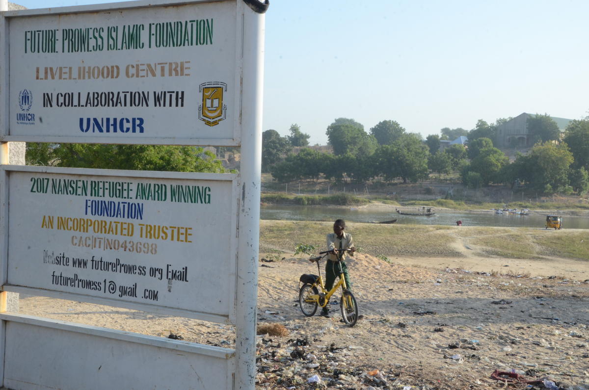 Nigeria. Internally displaced in Mohammed Goni International Stadium camp