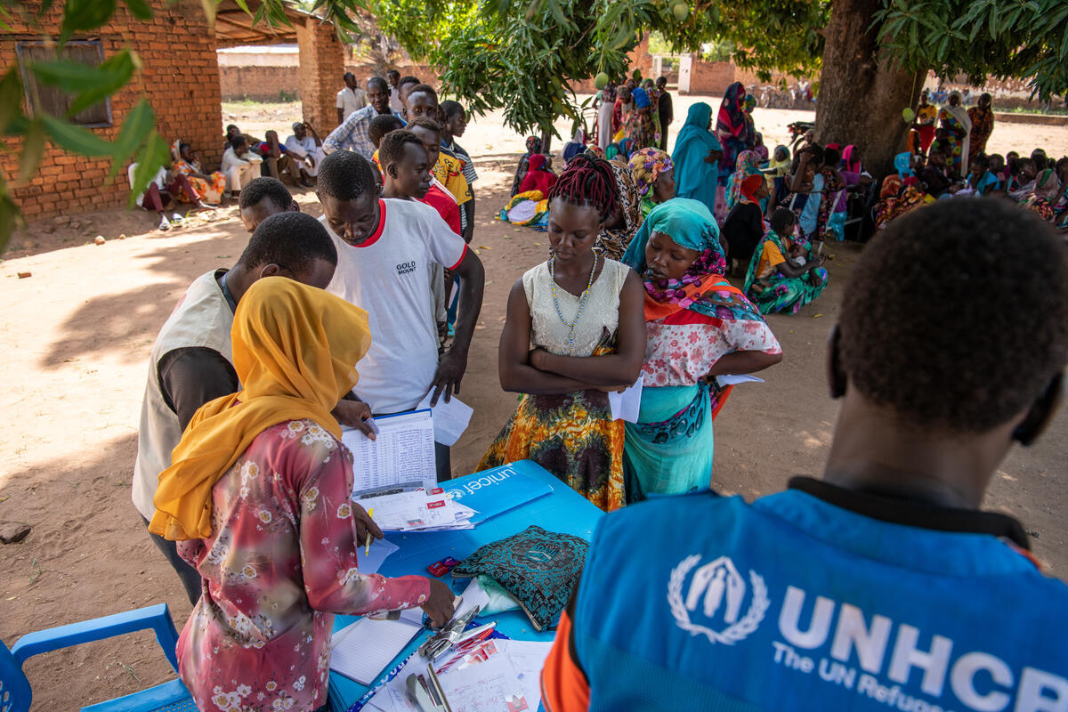 South Sudan. UNHCR helps refugee returnees access civil documents
