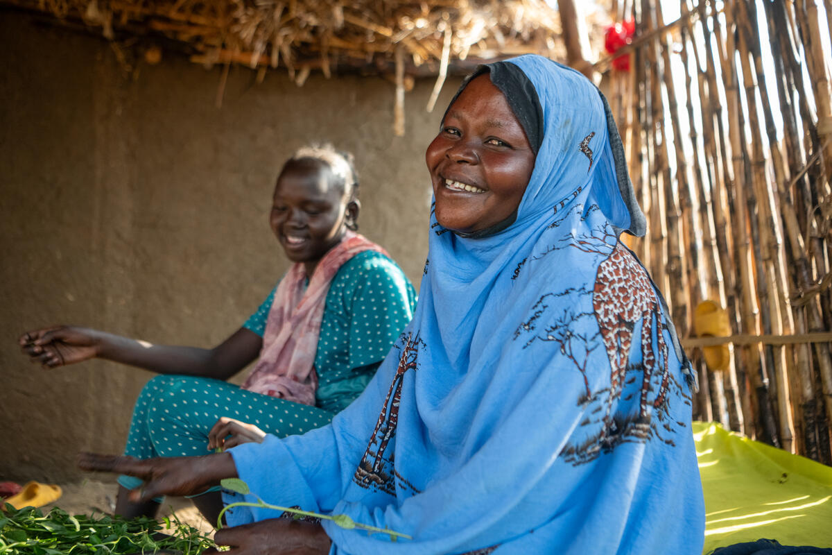 South Sudan. Sudanese refugee mother determined to make life better for herself and her family in South Sudan