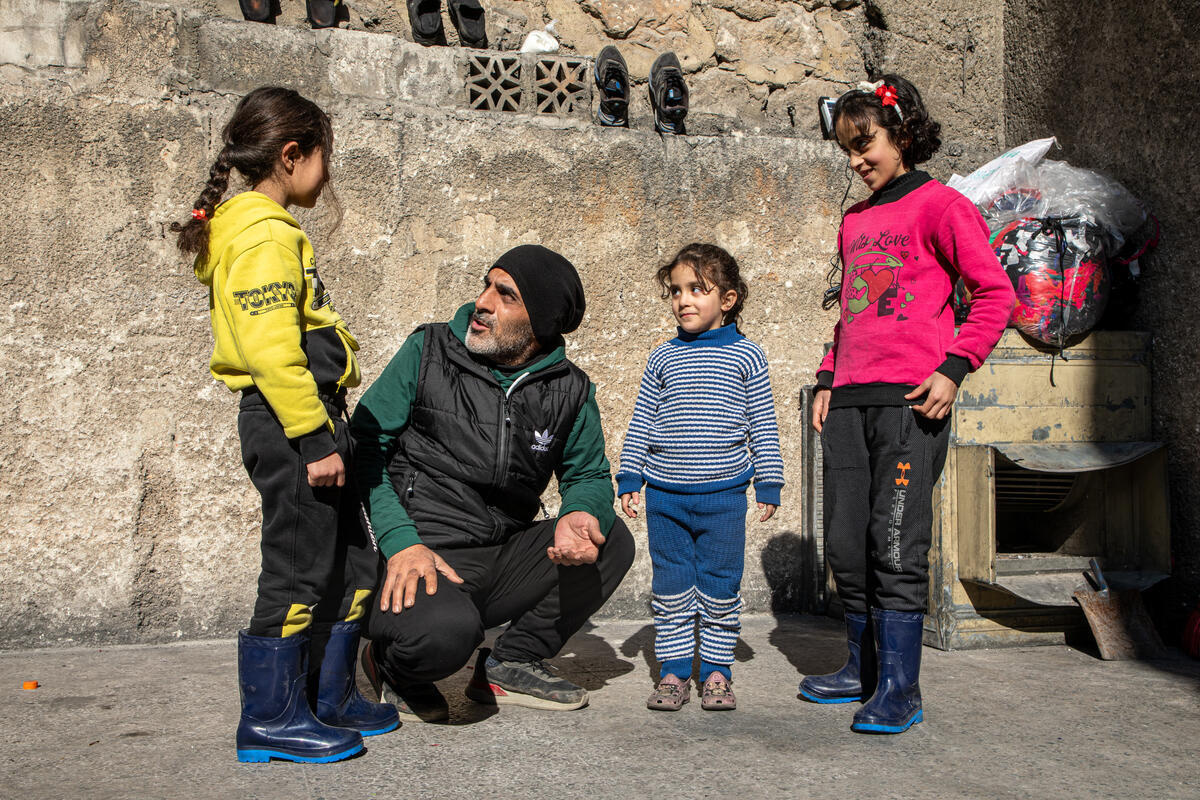 Syria. UNHCR livelihood support for returning Syrian refugee in Aleppo